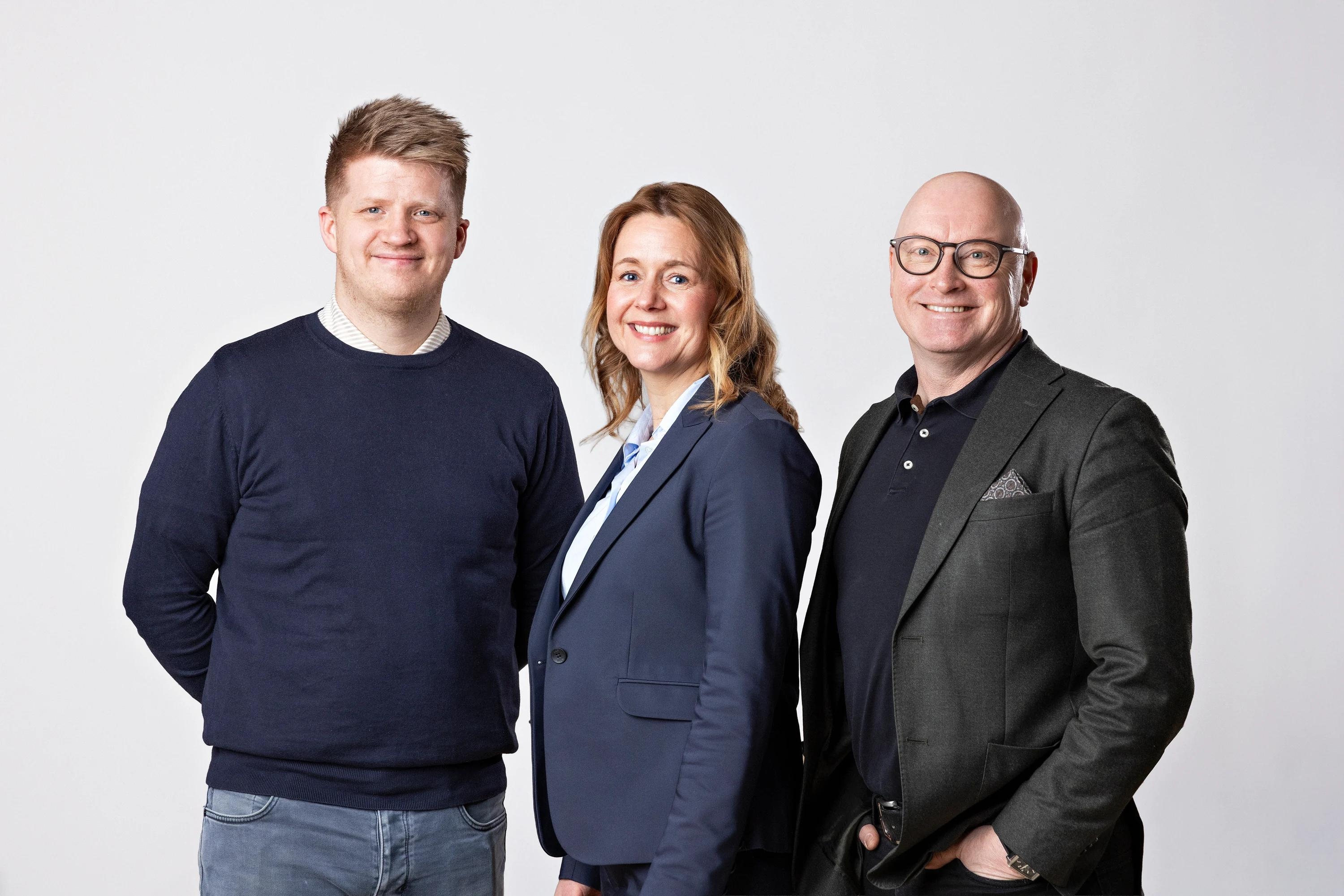 Tre Frontkom-kollegaer